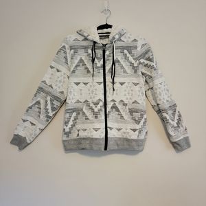 Soho Threads Zip Up w/ sherpa lining on hood.